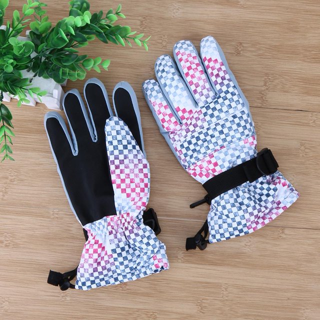 Guantes de esquí de invierno impermeables a prueba de viento cálidos guantes femeninos (estilo 4) (S) Tmvgtek Para estrenar