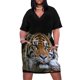 thumbnail image 1 of Vestido Sumatran Tiger 2 con bolsillos sueltos, vestido de fiesta, vestido de noche para graduación, vestido de cumpleaños para mujeres, vestidos formales para ocasiones especiales., 1 of 7