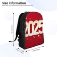 thumbnail image 4 of Cauagu Happy New 2025 Year Print Backpacks,Travel Daypack Casual Laptop Backpack Bookbag Fits 15 Inch Computer for Men Women, 4 of 8
