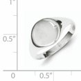 thumbnail image 2 of 925 Sterling Silver Signet Ring, 2 of 6