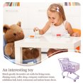 thumbnail image 3 of Cateissary Mini carrito de compras, carrito de mano, carrito de mano, almacenamiento de supermercado, juguetes para niños, artesanía de Decoración del hogar Púrpura, 3 of 6