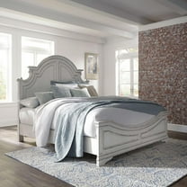 Liberty Furniture Magnolia Manor California King Panel Bed - White