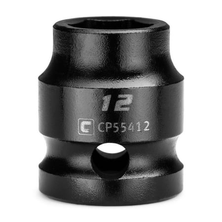

Capri Tools 12 mm Stubby Impact Socket 1/2 in. Drive 6-Point Metric