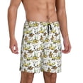 thumbnail image 2 of Rateoe Wild West Western Print Men's Lounge Shorts – Soft & Breathable Pajama Bottoms with Pockets, Elastic Waistband, Lightweight Sleepwear for Nightwear & Loungewear-Small, 2 of 6