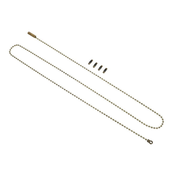 IBASETOY Pull Chain Extender In Dark Brown With Iron For Ceiling Fans And Light Fixtures 1Pack