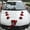 Red, variant on Wedding Car Decoration Front Flower Wedding Supplies Main Wedding Car Decoration Set