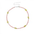 thumbnail image 4 of Collier Ligne de Perles de Riz Mode Femmes Filles Bijoux de Personnalité, 4 of 9