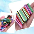 thumbnail image 6 of 36 Pcs Shoelace Charms 2 Styles 18 Colors Rectangle Shoe Tags Buckle PVC Shoe Lace Decoration Clips Shoe Charms for Sneakers Boots Runners Lace DIY Accessories Party DIY, 6 of 7