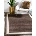 thumbnail image 1 of Unique Loom Del Mar Collection Tapis de Transition Brun Contemporain (5' 0 x 8' 0), 1 of 1