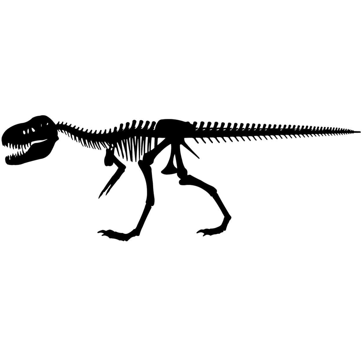 VWAQ Dinosaur Skeleton Wall Decals for Boys Room T-Rex Skeleton Sticker