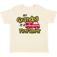 thumbnail image 3 of Inktastic My Grandpa is a Firefighter with Fire Truck Boys or Girls Toddler T-Shirt, 3 of 5