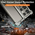 thumbnail image 2 of Metal Magnetic Ring Stand Phone Shell For Samsung Galaxy S24 S24Plus Galaxy S24 Ultra Metal Bumper With Finger Ring Holder Cover, 2 of 7