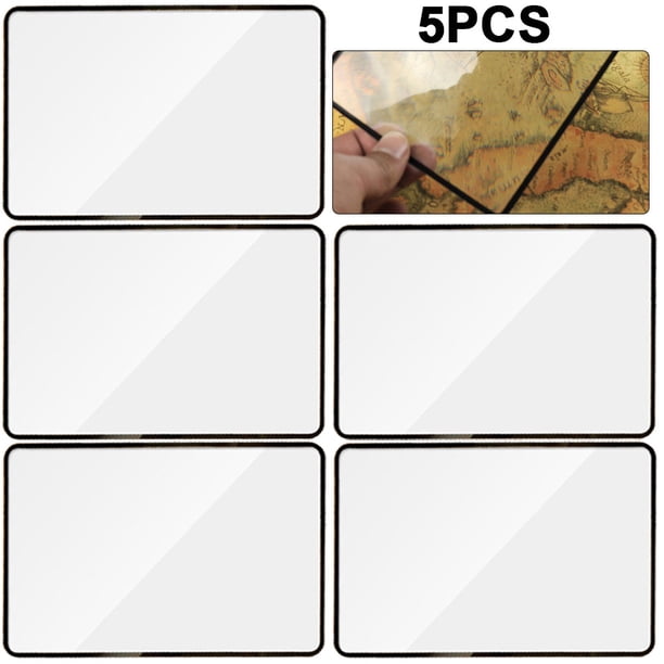 Herramientas Lupa PVC Marcapáginas Tarjeta Área Lupa Lectura Ultrafina Lupa Tarjeta Visita (180x120 Mm)