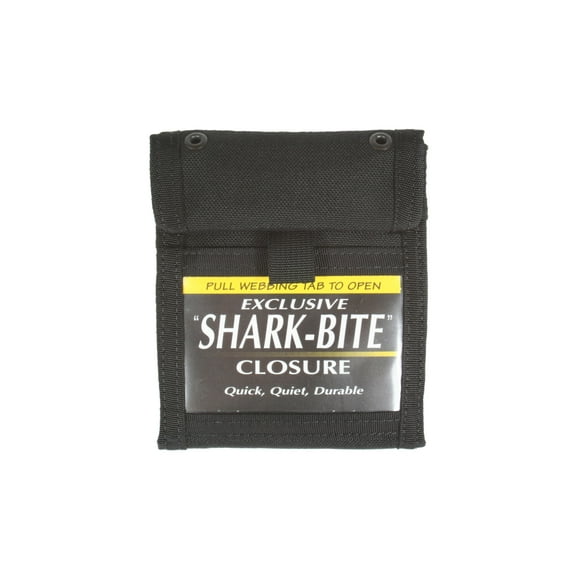 Spec-Ops T.H.E. Wallet, BK - Black w/ 'Shark-Bite' Closure