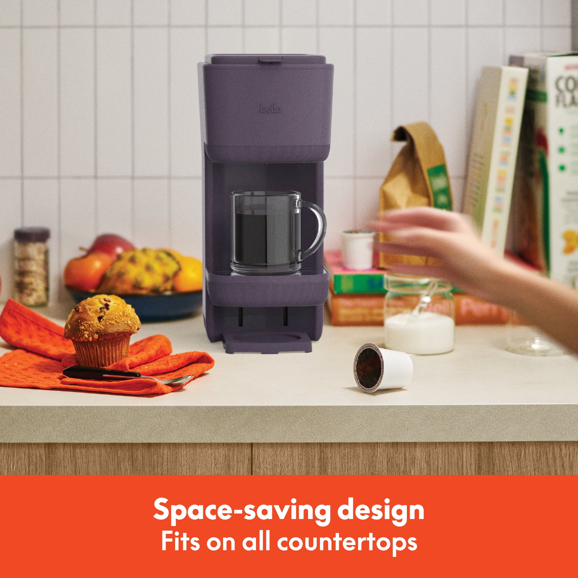 bella Single-Serve Coffee Maker, Oatmilk - Walmart.com