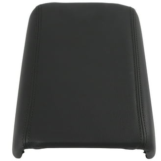 Leather Center Console Armrest Lid Cover – Black – Fits 2016-2018 Nissan Altima (Skin Only)