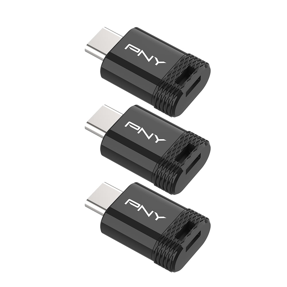 64GB PNY Elite-X Fit Type-C USB 3.2 Flash Drive – Up to 200MB/s Read, Advanced Performance, Convenient Portable Data Storage, Ultra Compact Fit Design, Type-C Connector, 3-Pack