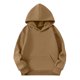 thumbnail image 4 of Sudadera deportiva informal de manga larga de color liso para niños, blusa de poliéster con capucha y mangas largas con insertos en los hombros., 4 of 6