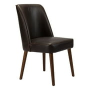 Dining Room Chairs Set, Brown Kennedy Upholstered Modern Dining Chair, Set Of 2 by ZUO-FURNITURES