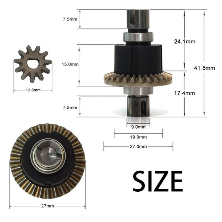 Metal Differential Gear Differential Bevel Gear for Sg1603 1:16 Scale RC Car
