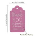 thumbnail image 5 of Inkdotpot Real Silver Foil Thank You For Celebrating The Mother To Be Baby Shower Tags Favor Hang Paper Tags 50 Pieces, 5 of 6