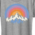 thumbnail image 3 of Instant Message - Sunset Mountains - Women's Short Sleeve Graphic T-Shirt, 3 of 6