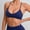 Navy, variant on Lolmot Racerback Bras for Women Strappy Sports Bra Sexy Crisscross Back Medium Support Yoga Bra