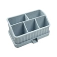 thumbnail image 2 of Komiseup Silicone Toothbrush Toothpaste Storage Box Rack Bathroom Storage Rack Bathroom Wash Set Beauty Product Storage, 2 of 6