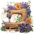 thumbnail image 1 of Kit Máquina Coser Con Forma Especial Parcial DIY 5D 30x30cm, 1 of 9