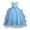 Light Blue, variant on IBTOM CASTLE Toddler Kids Girls Flower Dress Formal Princess Puffy Tulle Dresses Bridesmaid Wedding Communion Birthday Party Pageant Maxi Prom Gown for Child 4-5 Years Light Blue