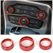 Voodonala Air Conditioner Switch CD Button Knob for Dodge Challenger Charger Chrysler 300 300s 2015-2019, for Ram