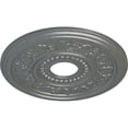 thumbnail image 3 of Ekena Millwork 16 1/8"OD x 3 1/2"ID x 7/8"P Genevieve Ceiling Medallion (Fits Canopies up to 3 1/2"), Hand-Painted Platinum, 3 of 6