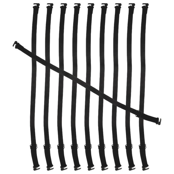 OUNONA OUNONA 10pcs Adjustable Extension Strap Belts Bow Tie Band Bowtie Belt Pre Tied Band for Men with Bow Tie Strap Hardware