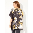 thumbnail image 3 of Catherines Women's Plus Size Printed Boatneck Poncho, 3 of 4