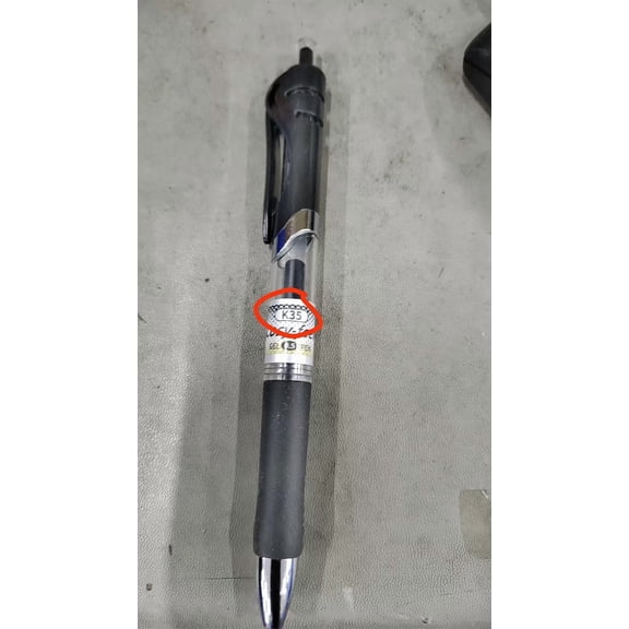 Push-Button Gel Pen 0.5mm Retractable Ink Pen Black/Blue/Red Exam Pen Spring Action, 5.91 Inch, 1 Pen