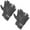 Gray 2 Pairs, variant on Unisex Fleece Lined Adjustable Warm Winter Gloves (Black 2 Pairs)