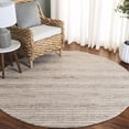 thumbnail image 2 of SAFAVIEH Pine Rowina Striped Area Rug, Ivory/Taupe, 6' x 6' Round, 2 of 10