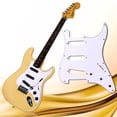 thumbnail image 2 of Guitarra Eléctrica Strat 3 Capas SSS 11 Agujeros para FD (blanco), 2 of 5