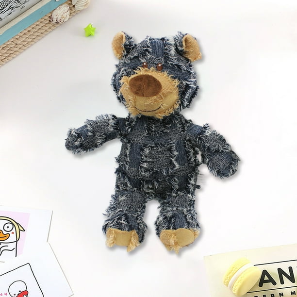 Juguete para masticar con forma de oso, juguete resistente para perros de peluche para entrenamiento de comportamiento de cachorros FLhrweasw Nuevo