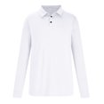 thumbnail image 3 of Brglopf Polo Shirts for Men Ribbed Knitted Long Sleeve Slim Fit Golf T-Shirts Casual Button Lapel Fall Solid Color Shirts, 3 of 5