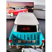 WSTER Vintage Classic Bluetooth Speaker with FM Radio and AUX, Blue, WS-1955