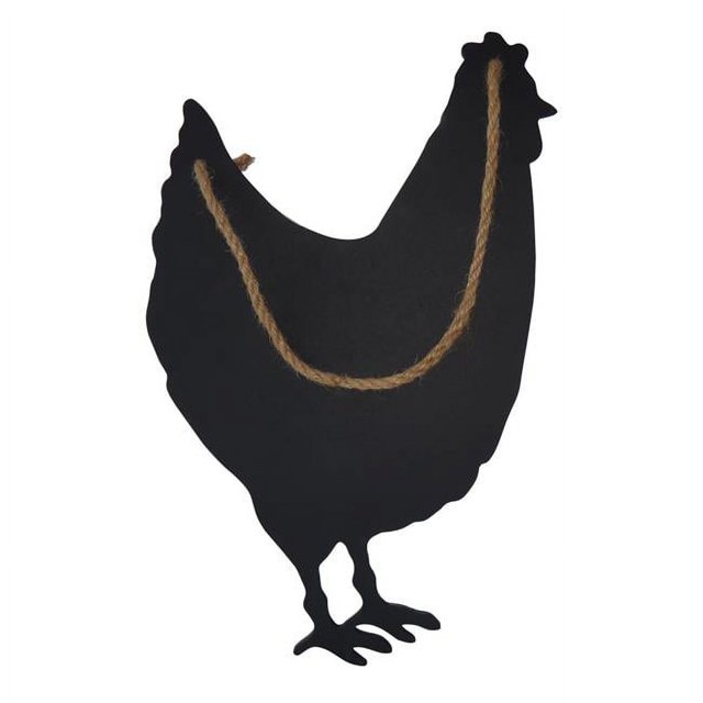 Cheungs 4993 Farmhouse Chalkboard with Rope - Chicken
