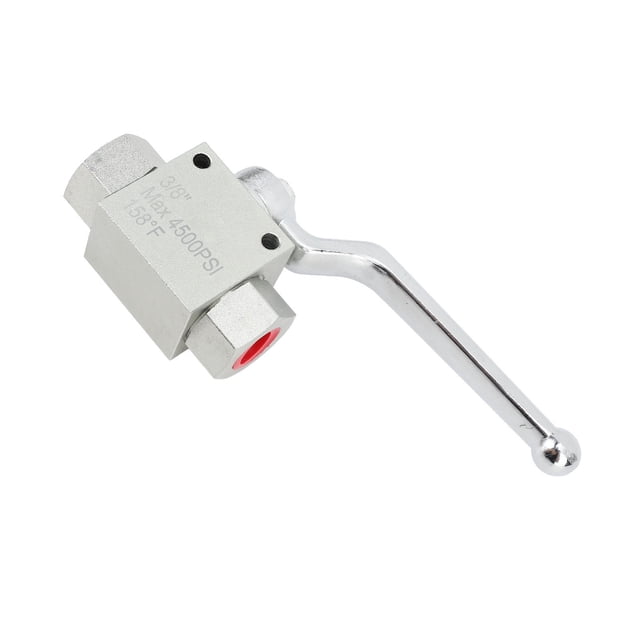 4500 PSI Pressure Washer Hose Kit Ball Valve Kit Stainless Steel Quick Connect Fittings High Pressure Water Accessory for Efficient Cleaning Control