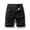 Black, variant on Mens Cargo Shorts Elastic Waist Work Shorts Relaxed Fit Casual Summer Hiking Shorts with Multi Pockets Size 30-40