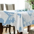 thumbnail image 4 of Yayeee Tablecloths for Rectangular Tables 54 x 54 inch Party Table Cover, Blue Butterfly, 4 of 6