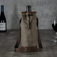 thumbnail image 3 of Waxed Canvas Wine Tote, 3 of 11