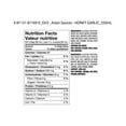 thumbnail image 2 of Great Value Honey Garlic Cooking Sauce, 2 of 2