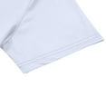 thumbnail image 5 of HOOMEUMY Men's Summer Short Sleeve O-Neck T-Shirt Sportswear Quick Dry Breathable Solid Color Fitness Tee Tops Streetwear White M, 5 of 6