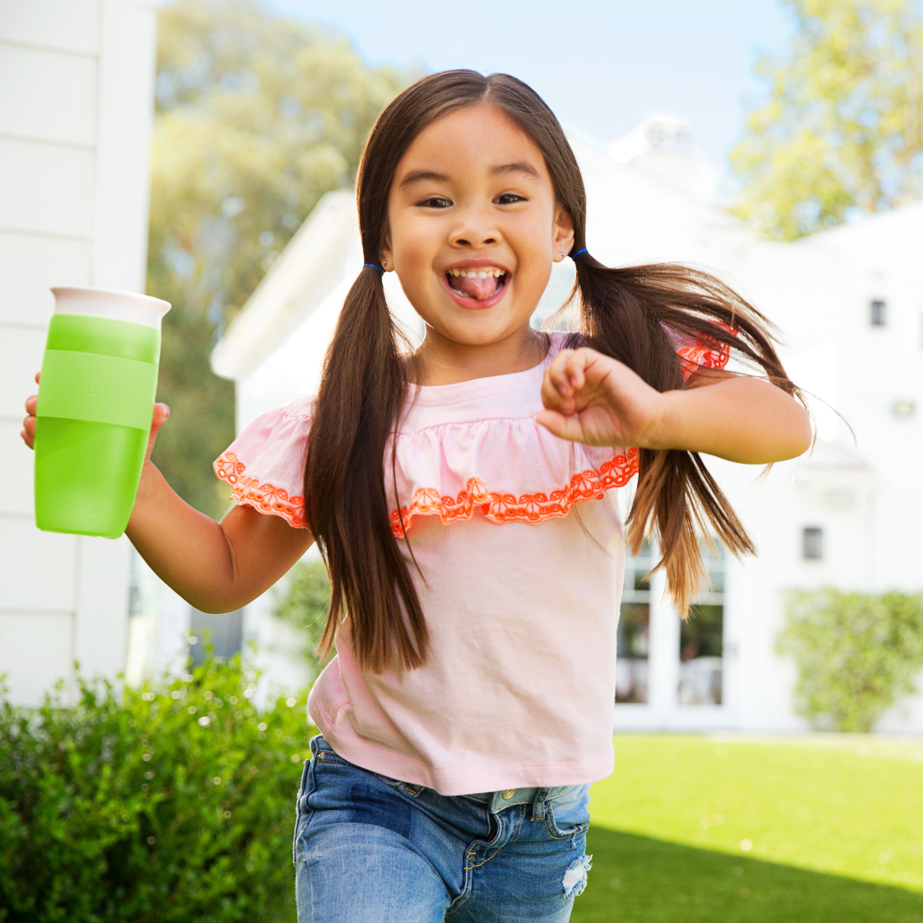 Munchkin Miracle 360° Toddler Sippy Cup 14oz, Green photo 3