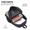 thumbnail image 6 of Defioc Set Of Travel Vintage Pattern Carry on Backpack,16.5x12.5x5.5 Personal Item Bag Carry On Backpack Water Resistant Lightweight Daypack, 6 of 7